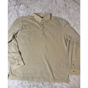 Weekendz off Men's henley casual long sleeve pullover sweatshirt L